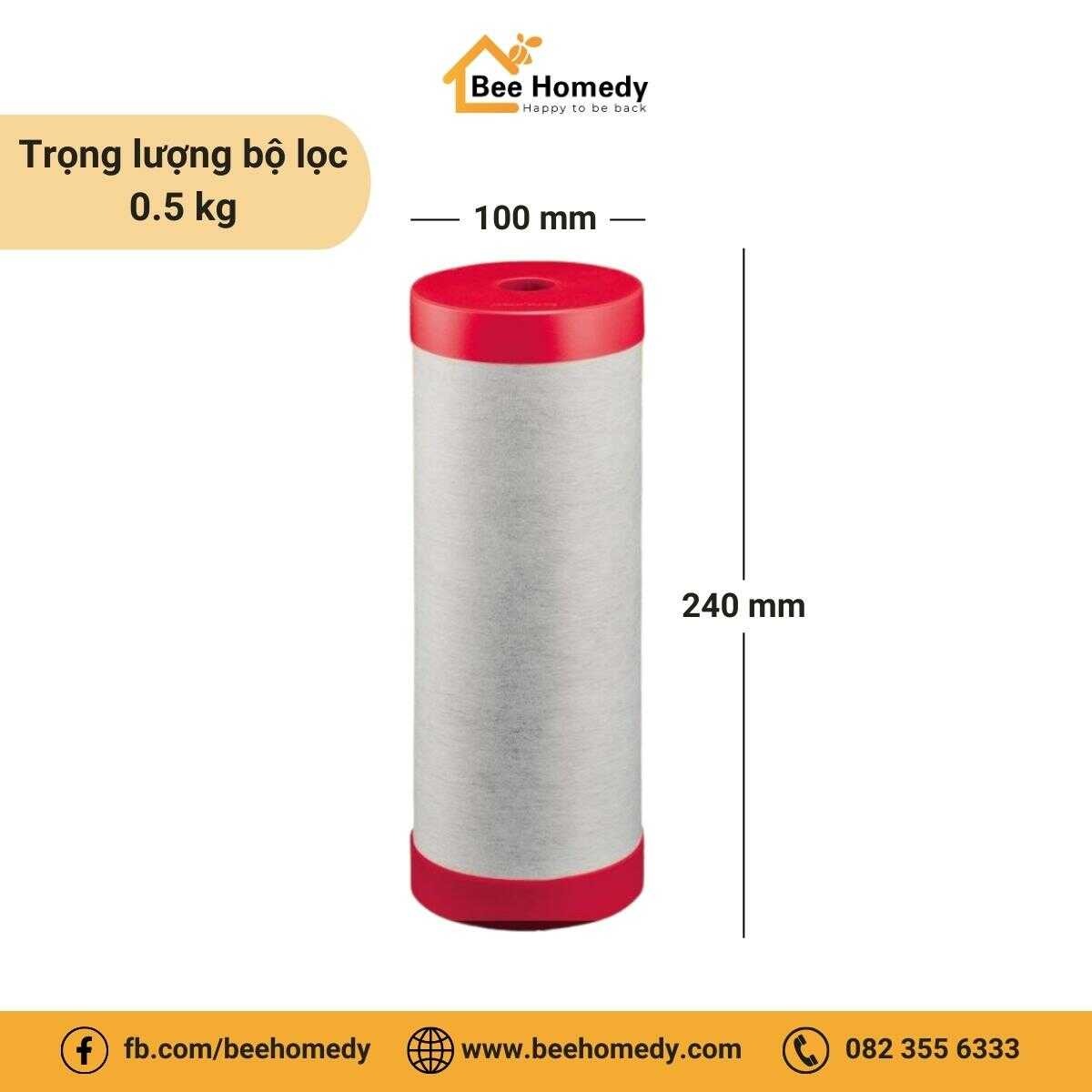 Kích thước lõi lọc Hikarix SH-200 nhỏ gọn.