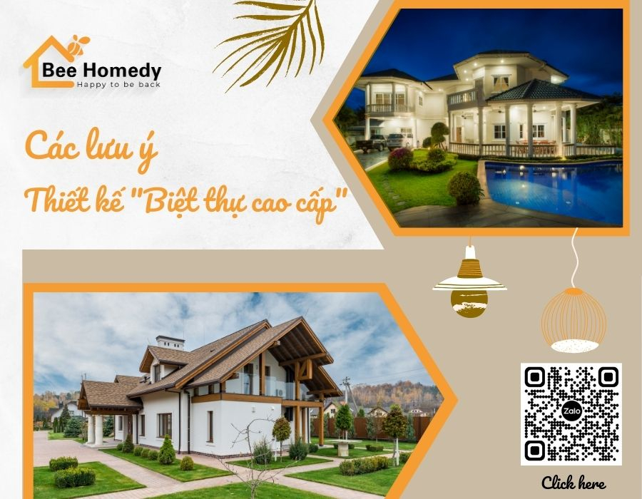 10 Lưu Ý Khi Thiết Kế Biệt Thự Cao Cấp